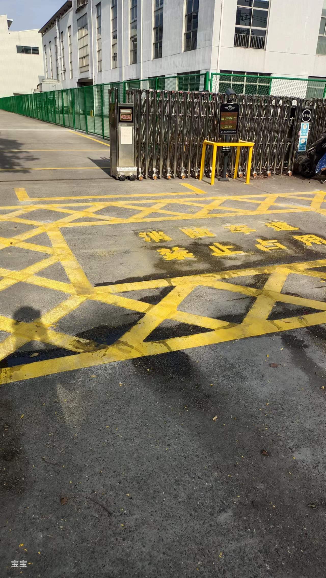 孝南马路划线